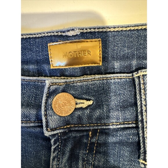 Mother Denim The Insider Flood Over the Top Size 30 Blue Jeans Boot Cut Stretchy - Picture 10 of 15